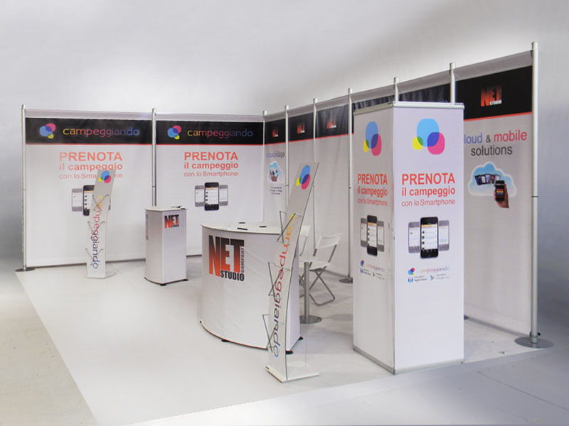 Omni trade show booth Photo 5 Fastand accessori stand fiera