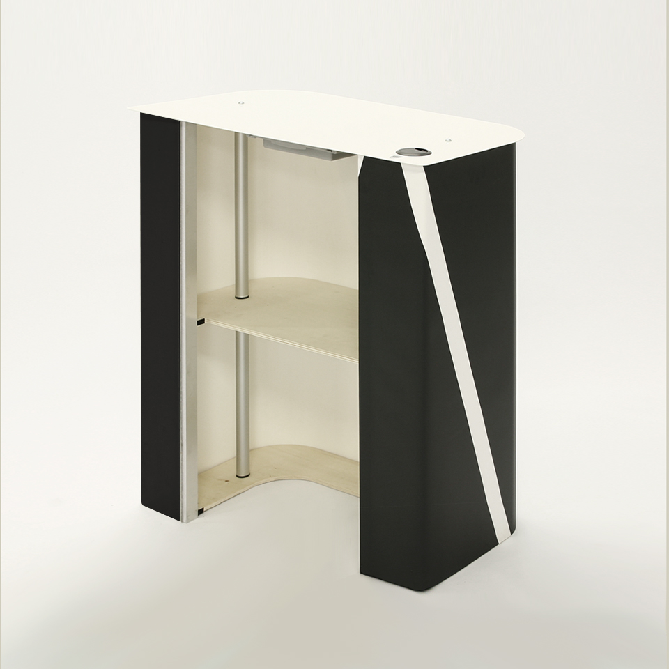retro-desk-podium openable desk reception