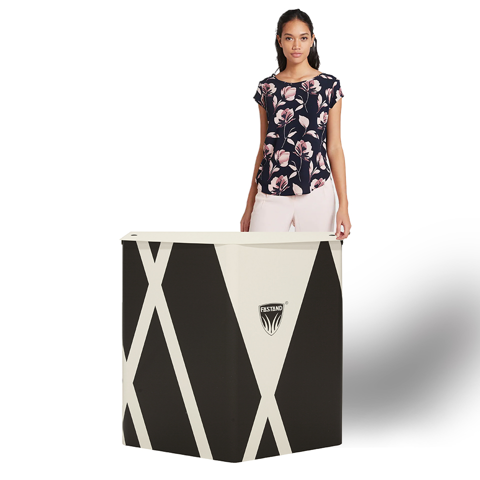 freccia-desk-bancone-hostess promoter portable