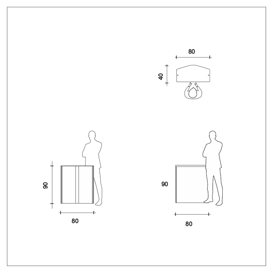 freccia portable banquet measures