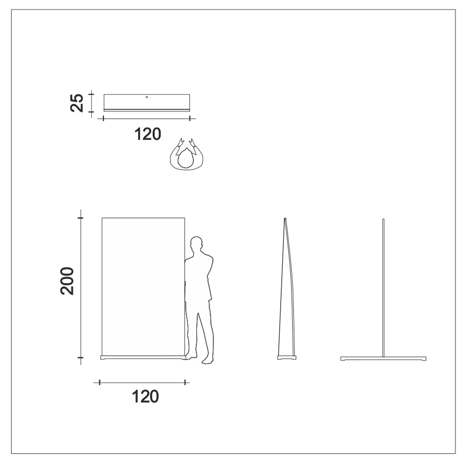 roll-120 roll up display