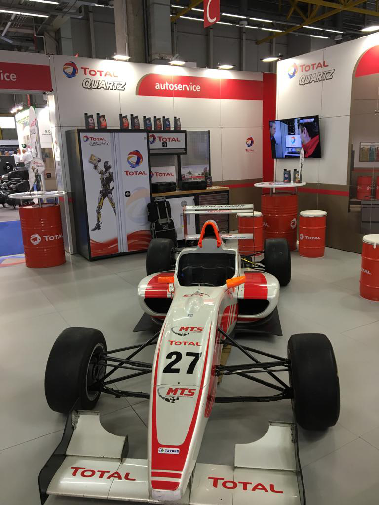 Total Italy exhibition stand