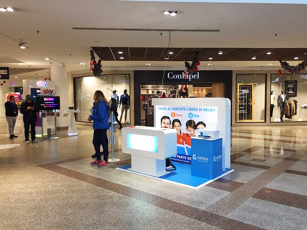 shopping mall booth