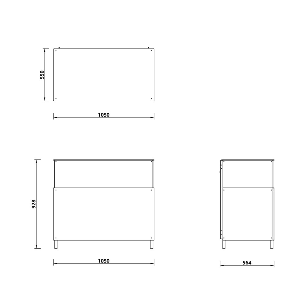 HIDRA portable display counter
