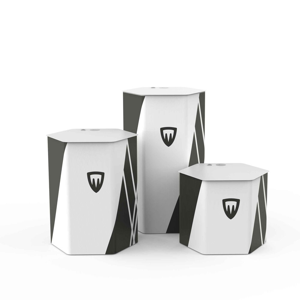 esagonale display cube