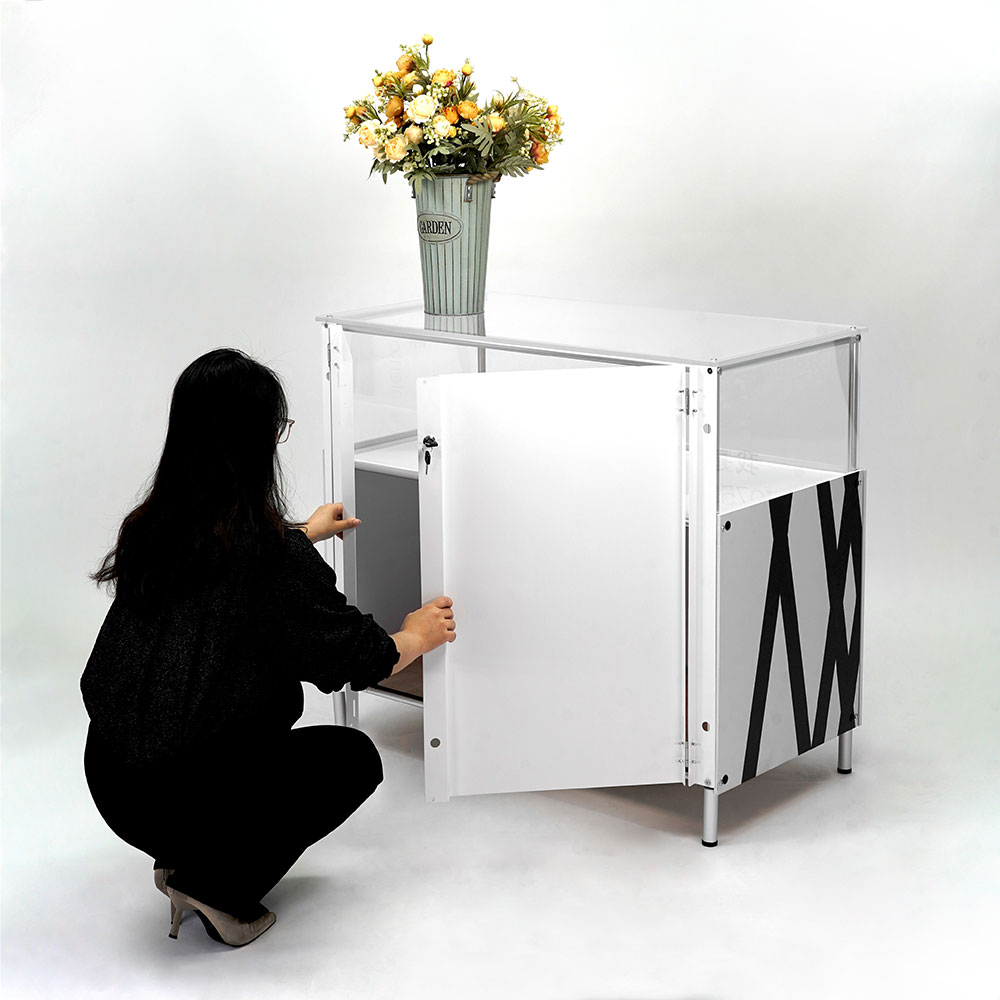 hidra-retro-apertrure portable display counter