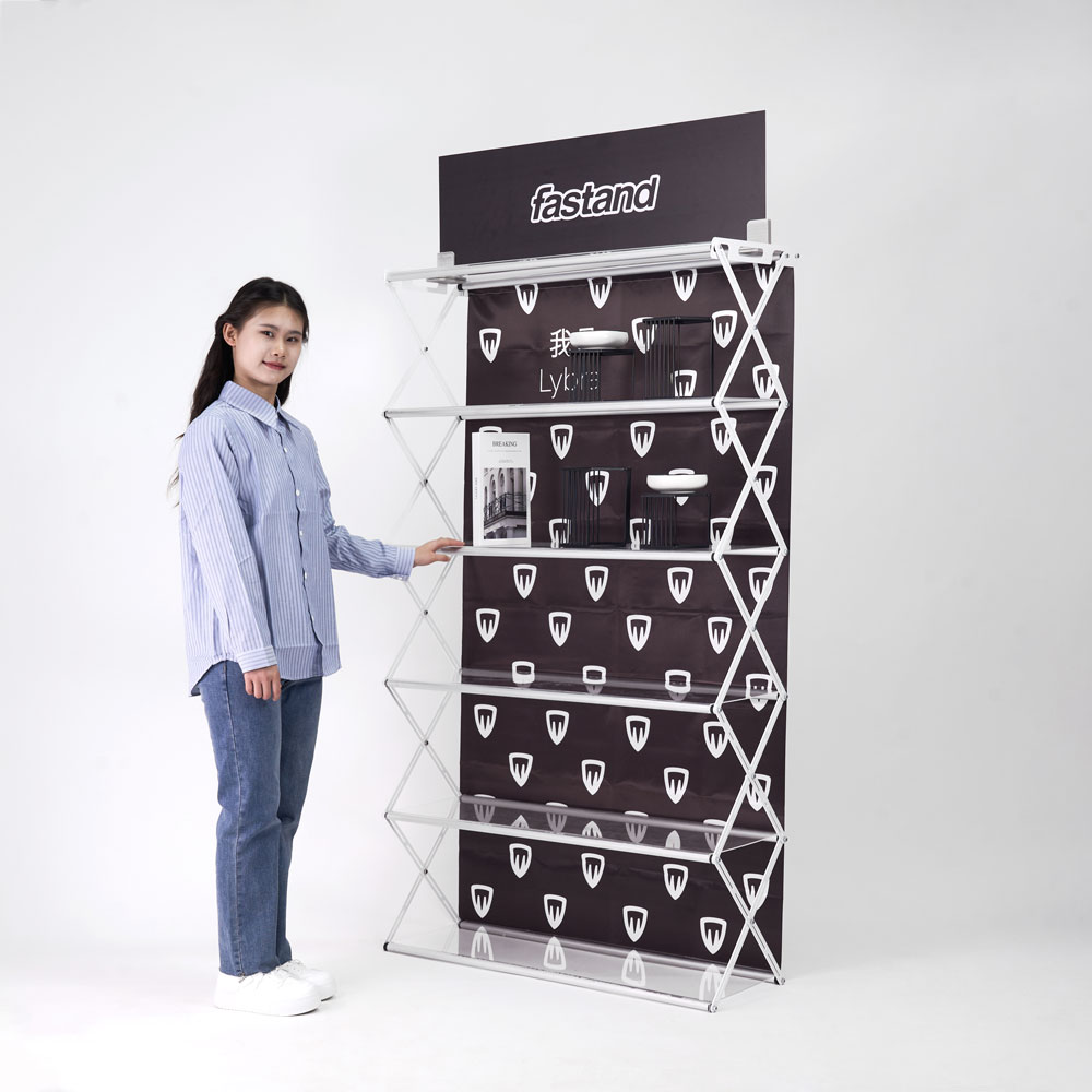 lybra-modella portable shelf display