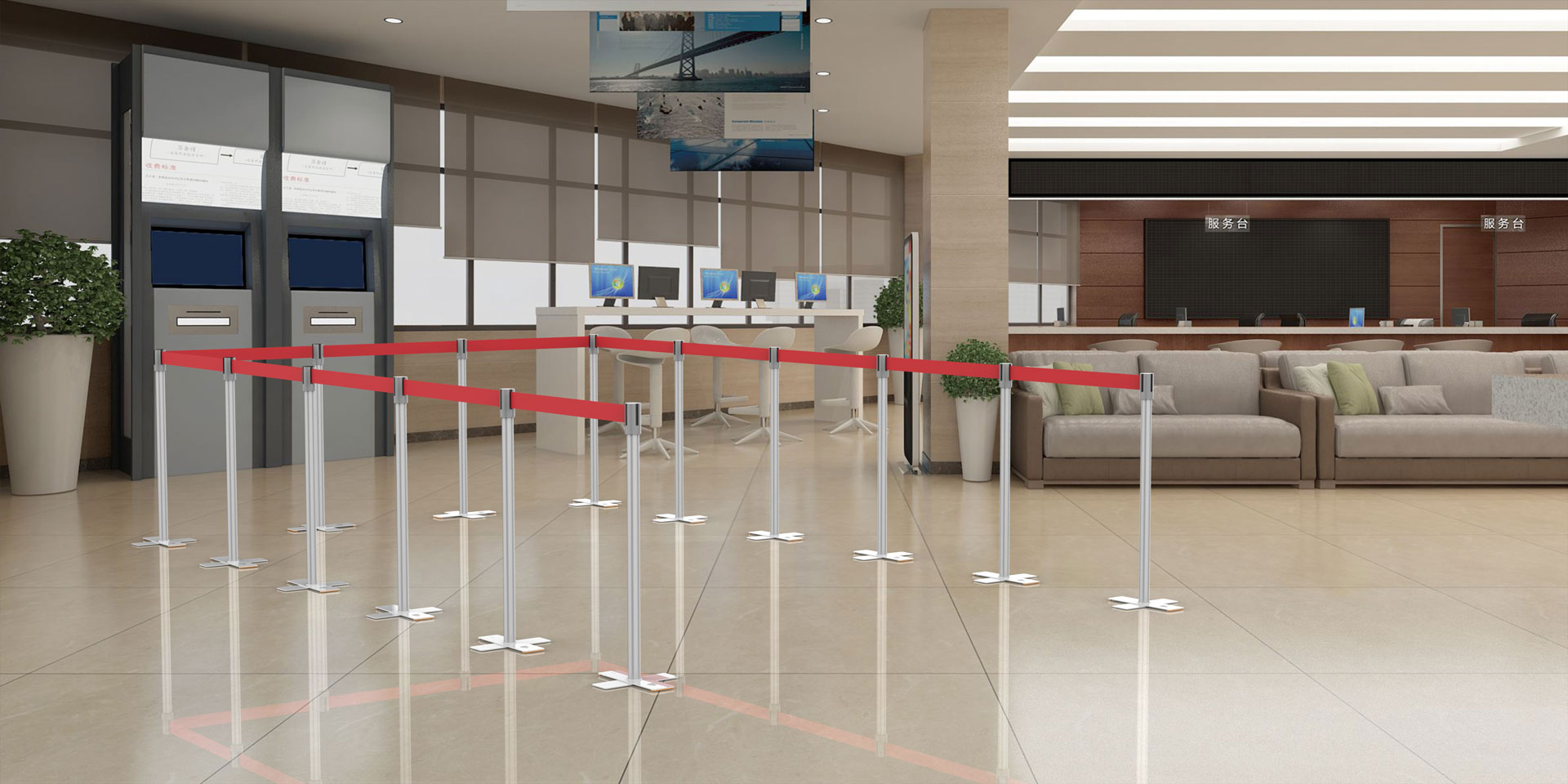 momentumok queue stanchion