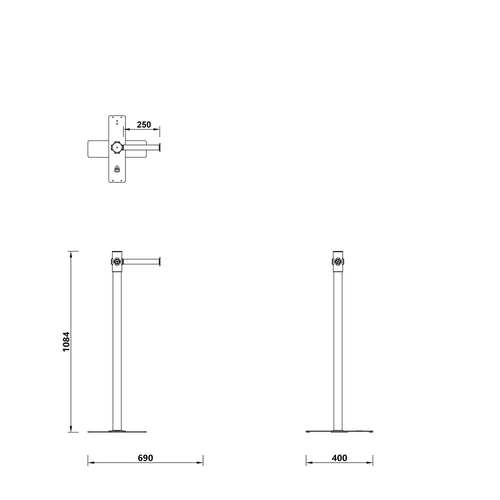 regale bag display stand