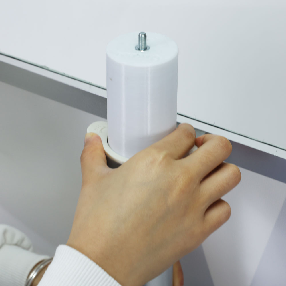 stelo-fissaggio-superiore portable pull-up display