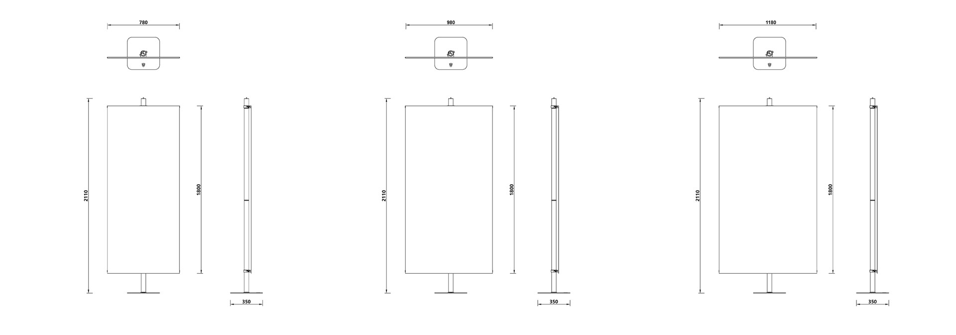 stelo-misure portable pull-up display