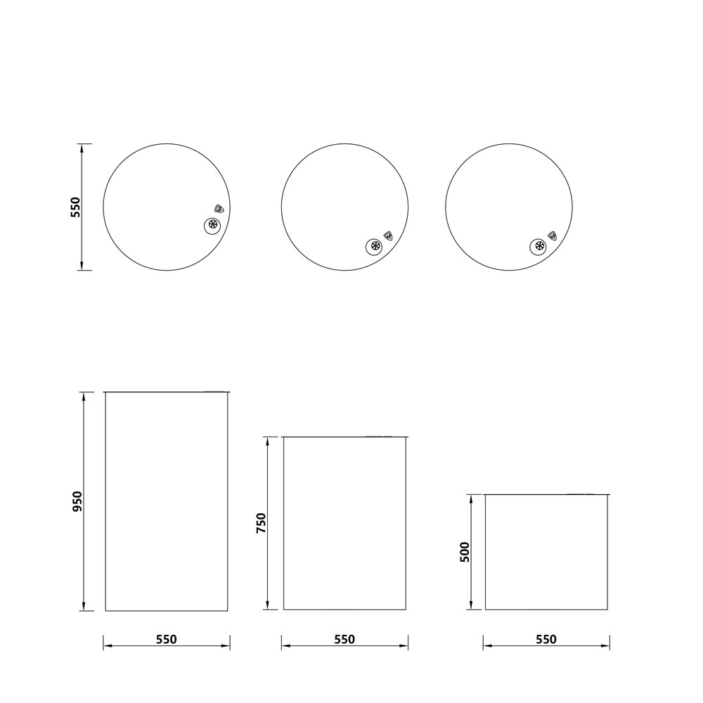 talento1 cylindrical display
