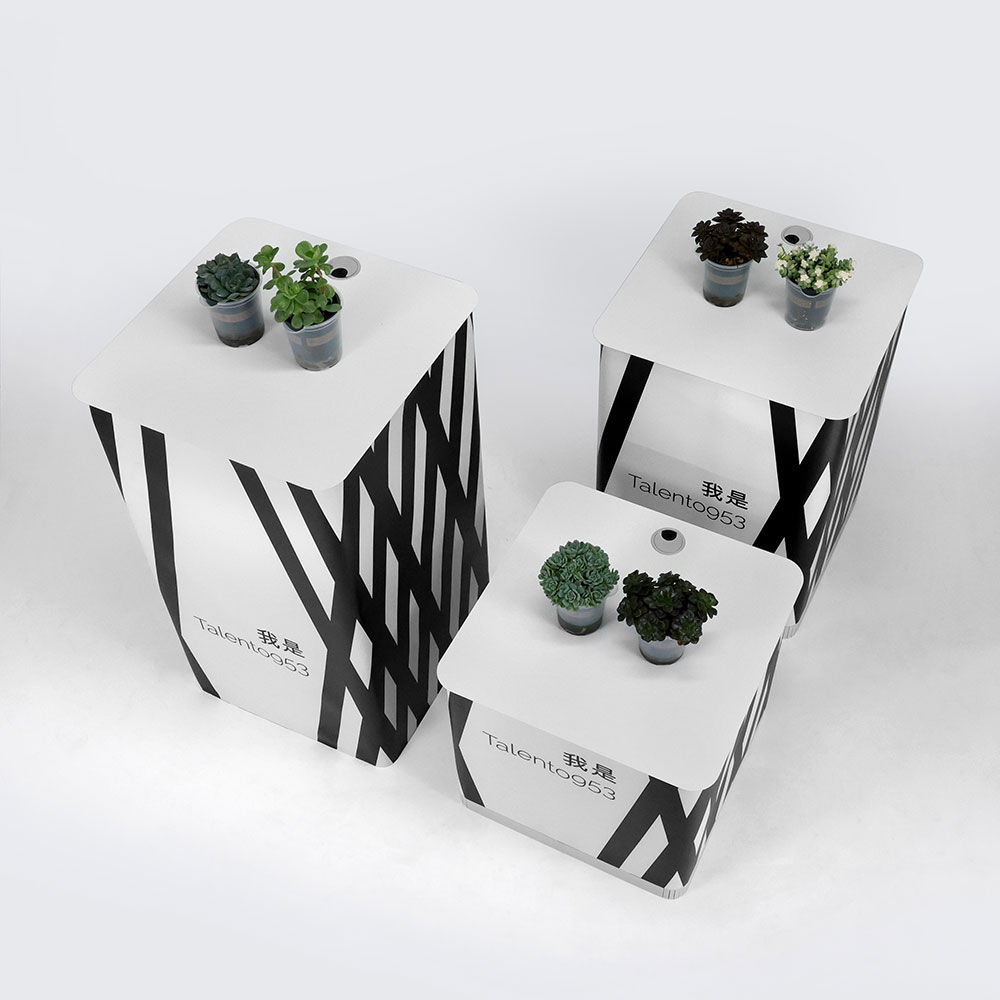 talento4 portable square display stand