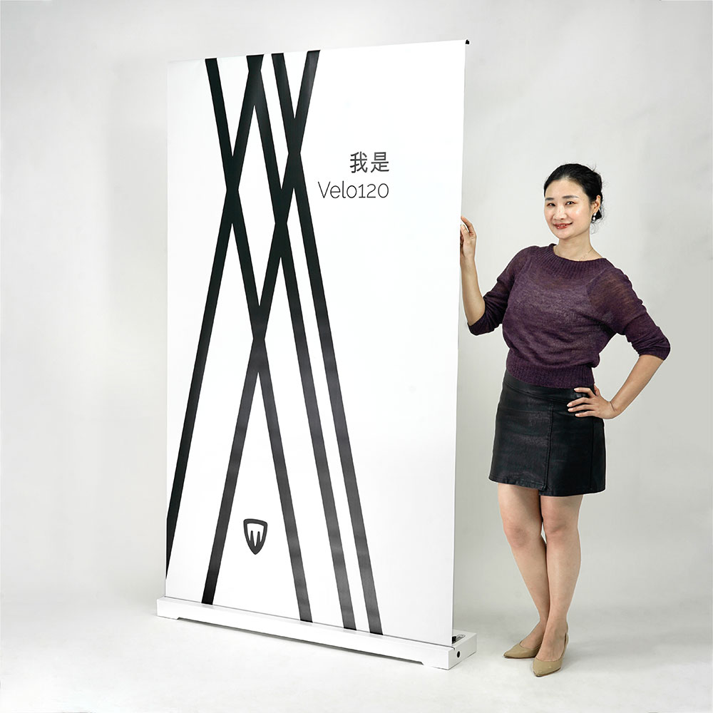 velo120 roll up display