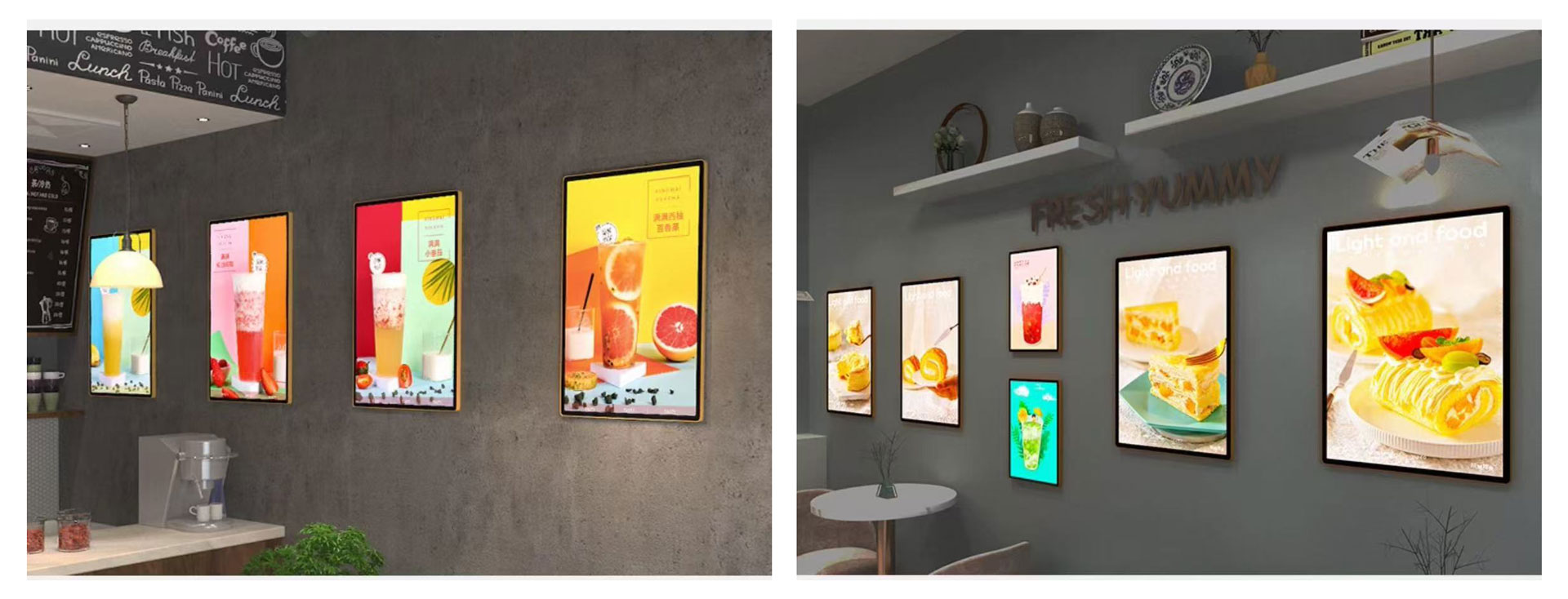 2 light panels