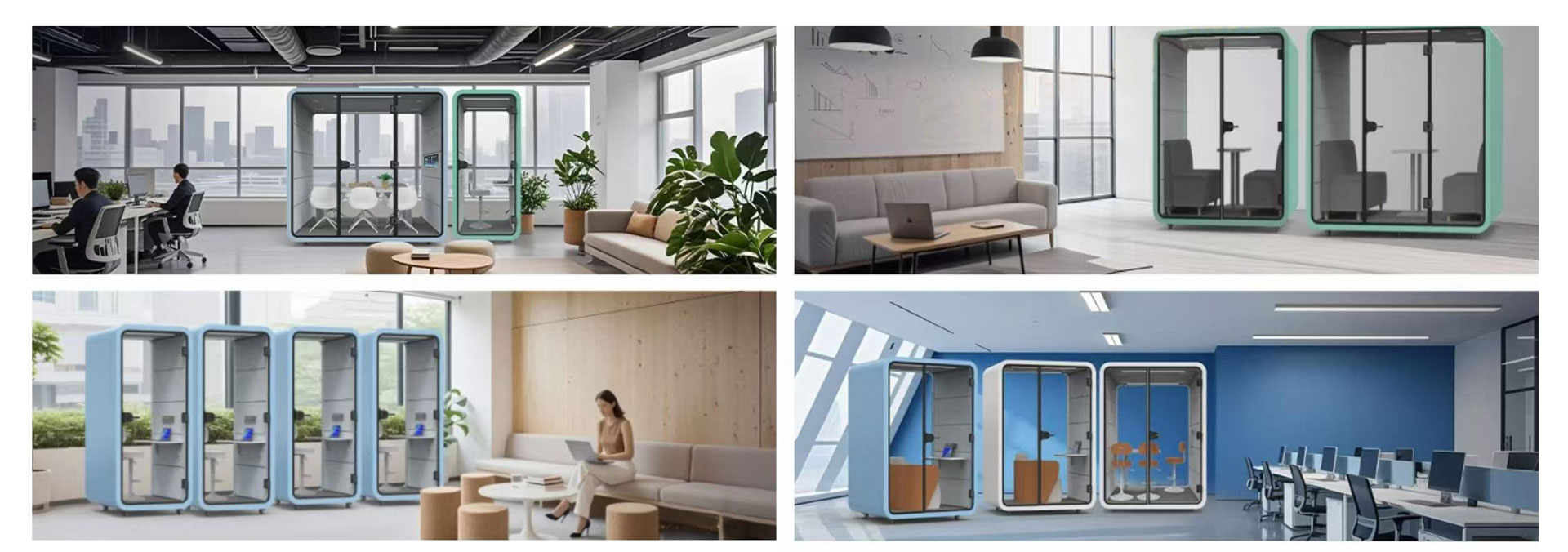 AMBIENT Soundproof office pods