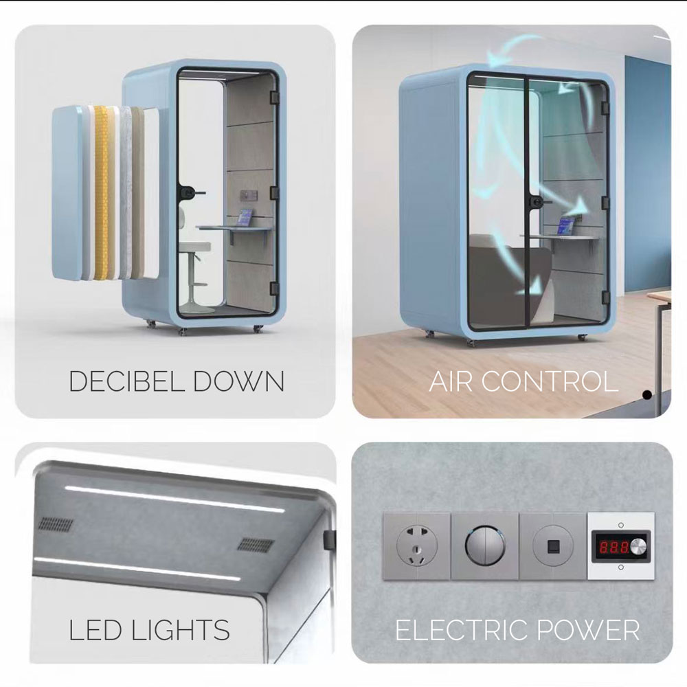 DD Soundproof office pods