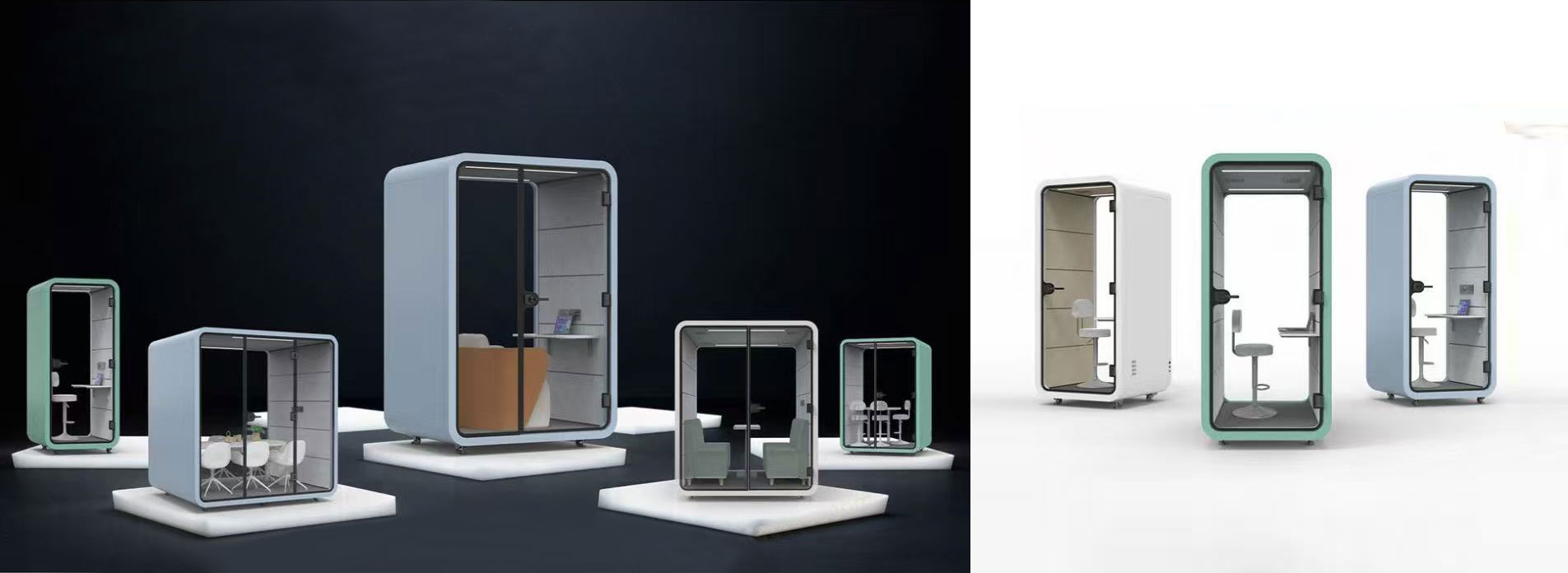 PRESENTAQ Soundproof office pods