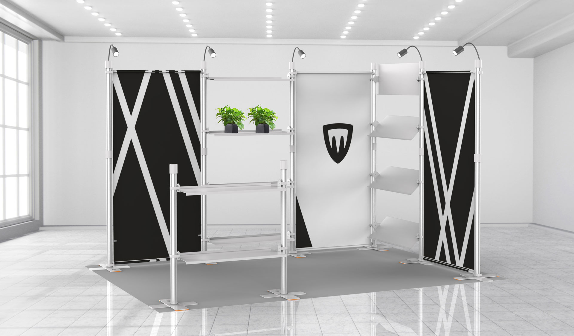element1 trade show booth