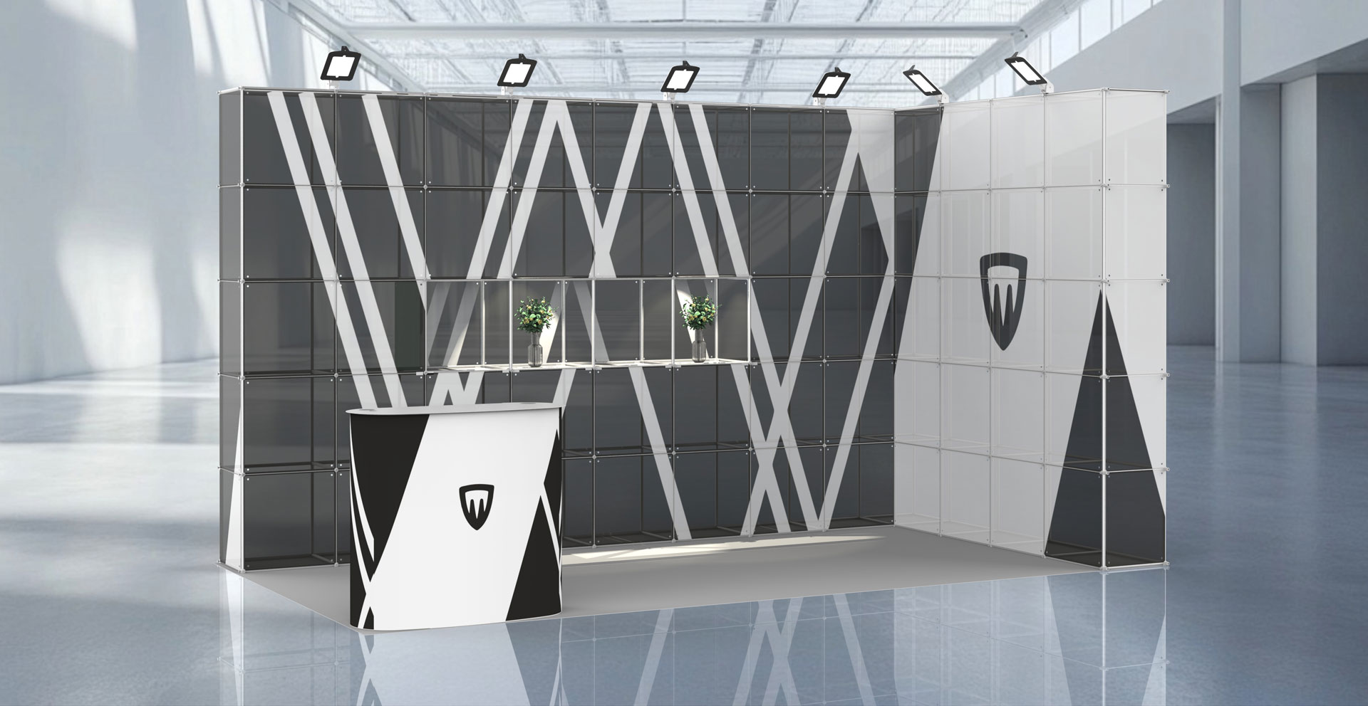 poliquadrqa1 trade show booth