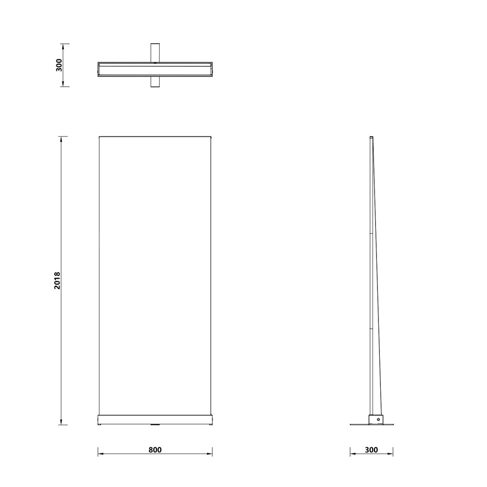 velo-mini retractable banner display